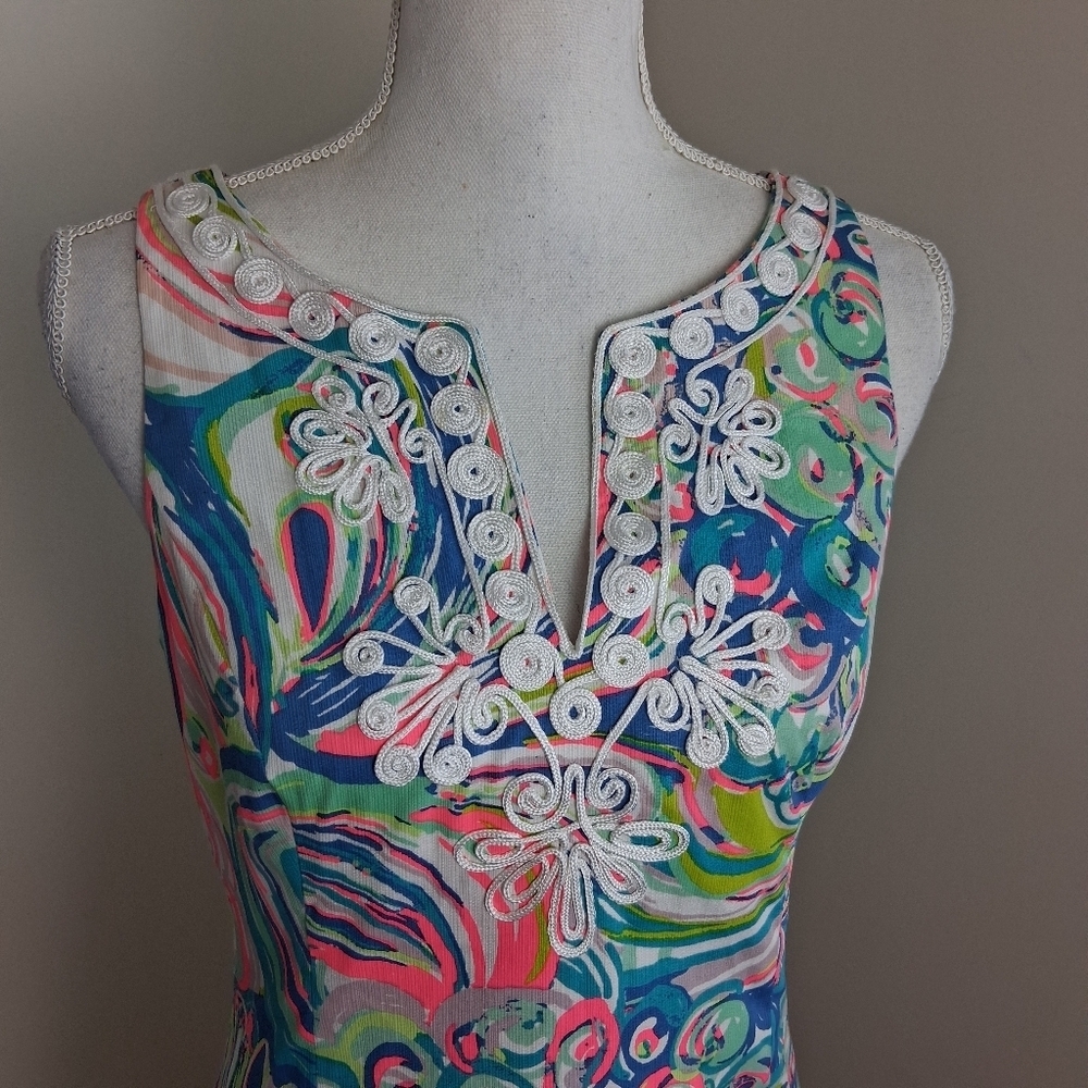 Lilly Pulitzer Gabby Shift Dress Size 4 - Picture 7 of 11